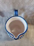 Signed Hand Painted Pottery Pitcher