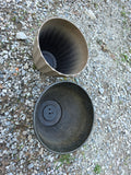 Two Plastic Planter Pots