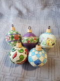 Jim Shore "Sleigh Bells Ring" Figurine with Ornaments