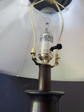Resin and Metal Faux Marble Table Lamp WORKS
