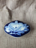 Blue and White Ceramic Trinket Box
