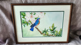 Bluebird Watercolor Print