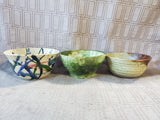 Lot of 3 Assorted Pottery Bowls