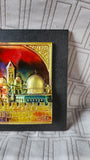 Signed Colorful Jerusalem Wall Plaque