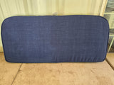 Blue Outdoor Bench Seat Cushion (two available, priced separately)