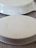 Set of 4 American Porcelain by Marsh Au Gratin Dishes
