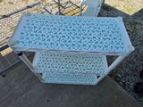 3-Tier Plastic Shelving Unit (two available, priced separately)