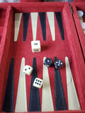 Red Travel Backgammon Board Game
