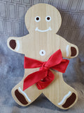 Wooden Gingerbread Man Cutting Board