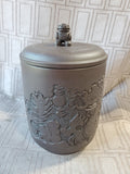 Asian Inspired Dark Brown Clay Tea Mug
