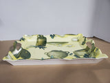 Rectangular Plastic Olive Oil and Garlic Serving Tray