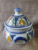 Hand Painted Pottery Jar