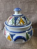 Hand Painted Pottery Jar