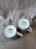 Pair of Lenox DKNY Mult-Colored Mugs (B)