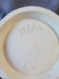 Signed Glazed Pottery Vase