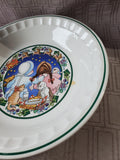 Vintage Watkins Country Kids Holiday Turkey and Stuffing Pie Recipe Pie Dish