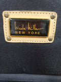 Nicole Miller New York Black and Cream Softside Rolling Suitcase