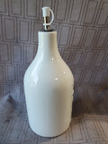 10 SS White Ceramic 18 Oz Oil Dispener