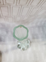 Stretched Clear Glass Bud vase