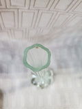 Stretched Clear Glass Bud vase