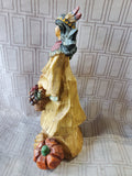 Native American Woman Resin Statue