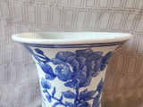 Blue and White Ceramic Vase (C)