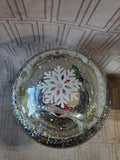 Light Up Santa Claus Snow Globe WORKS
