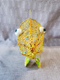 Multi-Colored Metal Fish Figurine