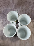 Set of 4 Horchow Collection Botanical Mugs