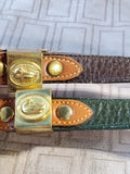 Pair of Dooney & Bourke Leather Belts (B)—Women's Size Large