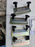 Yakima Roof Rack Cross Bars, 4-Piece Lowrider Towers and Landing Pad Tower Bases(2)