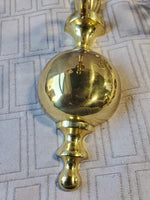 Pair of Brass Wall Sconces (2 PAIRS AVAILABLE PRICED INDIVIDUALLY AT $25 EACH)