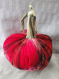 Plaid Fabric Pumpkin