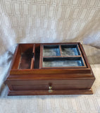 Bombay Company Dark Wood Men's Valet Box