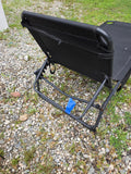 Black Mesh Reclining/Folding Lawn Chair