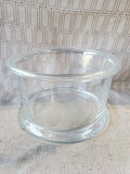 Heavy Clear Glass Ice Bucket