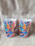 Pair of 2024 McDonald's Happy Meal Barbie/Hot Wheels Collector's Cups