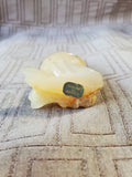 Carved Stone Bird Paperweight