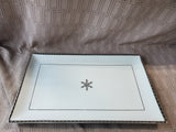 White Snowflake Platter
