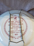 Pair of Spode Archive Collection Traditions Series Transferware Wall Hanging Plates