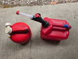 Two Plastic Gas Cans (2-Gal and 1.25 Gal)