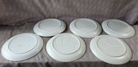 Set of 6 Sushi Divided Plates