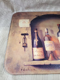 Rectangular Pimpernel Wine Bottle Glass Counter Saver