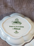 Pair of Mottahedeh Colonial Williamsburg Restoration "Duke of Gloucester" Relish Dishes