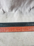 Pair of Talbots Italian Alligator Calfskin Belts—Women's Size XL