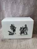 Department 56 The Heritage Village Collection "Cobbler & Clock Peddler" 2 Piece Figurine Set