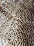 Woven Straw Gondola Style Basket
