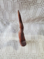 Carved Wood Crane Figurine