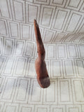 Carved Wood Crane Figurine