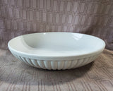 White Ceramic Pasta Serving Bowl